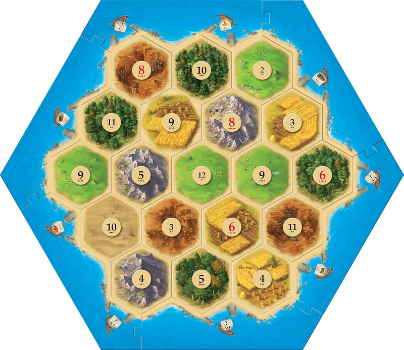 The Settlers Of Catan - 5th Edition [Board Game, 3-4 Players] Board Game Mayfair Games