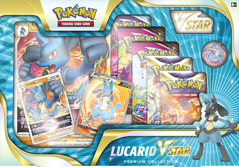 Pokemon TCG: Lucario VSTAR Premium Collection Card Game Pokemon