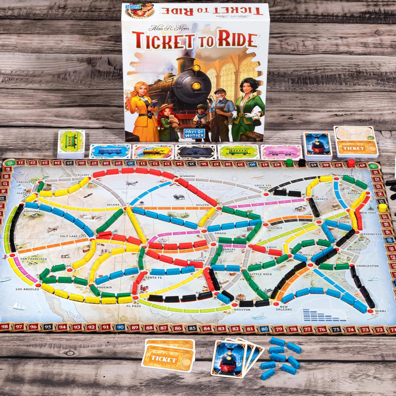 Ticket to Ride 2025 Refresh [Board Game, 2-5 Players] Board Game Asmodee