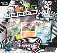 Pokemon TCG: Scarlet & Violet - Unova Poster Collection - Black Bolt & White Flare Card Game Pokemon