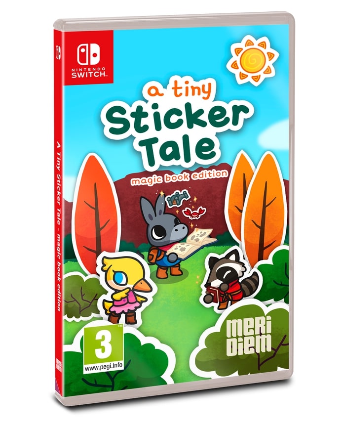 A Tiny Sticker Tale - Magic Book Edition [Nintendo Switch] Nintendo Switch Video Game Meridiem Games   