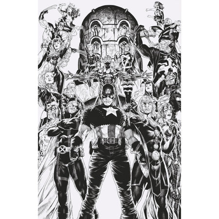 A.X.E. Judgment Day: #1 [Mark Brooks B&W Virgin - 1:100] 2022 Comics Marvel Comics