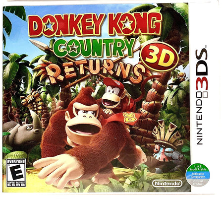 Donkey Kong Country Returns 3D [Nintendo 3DS] Nintendo 3DS Video Game Nintendo   