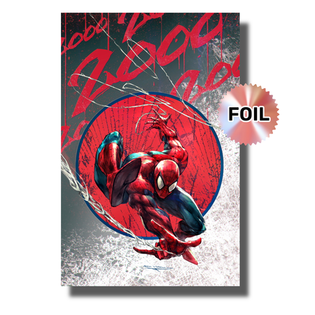 Ultimate Spider-Man: #1 [Ivan Tao Virgin Foil Shopville Exclusive Todd McFarlane Homage] 2025 Comics Marvel Comics