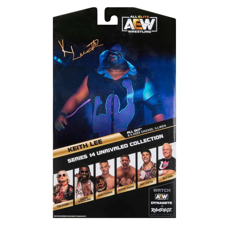 AEW: Unrivaled Collection - Series 14 Action Figure [Keith Lee] Toys & Games Jazwares   