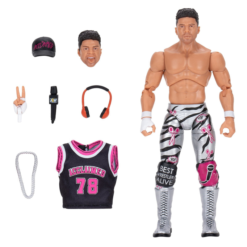 AEW: Unrivaled Collection - Series 14 Action Figure [Max Caster] Toys & Games Jazwares   