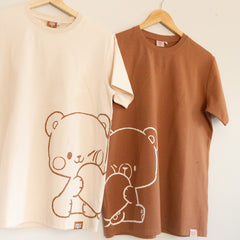 Share My Heart Mocha T-shirt T-Shirts Milk Mocha Bear