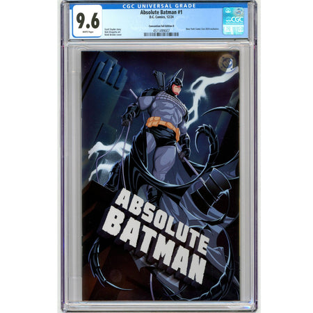 Absolute Batman: #1 [CGC 9.6 Brooks NYCC Cvr D Foil] 2024 Comics DC Comics