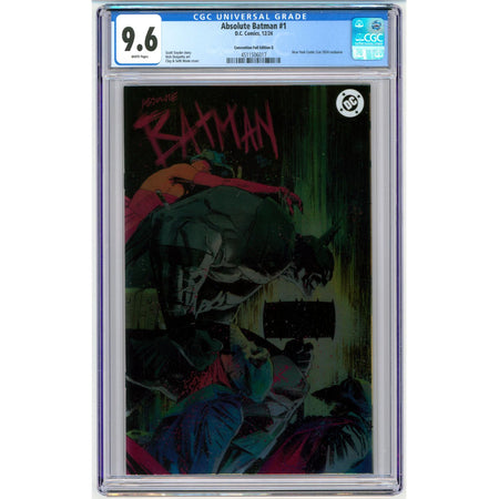 Absolute Batman: #1 Mann NYCC Foil Cvr G [CGC 9.6] 2024 Comics DC Comics