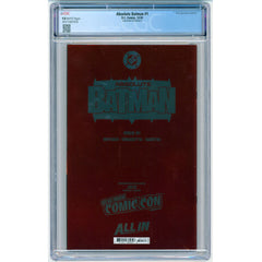 Absolute Batman: #1 Jock NYCC Foil Cvr C [CGC 9.8] 2024 Comics DC Comics