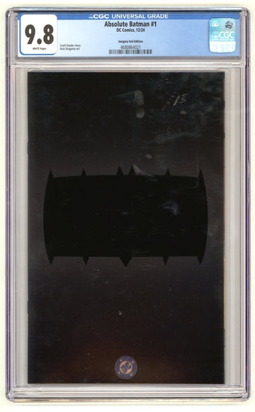 Absolute Batman: #1 [Logo Foil CGC 9.8 CVR E] 2024 Comics DC Comics