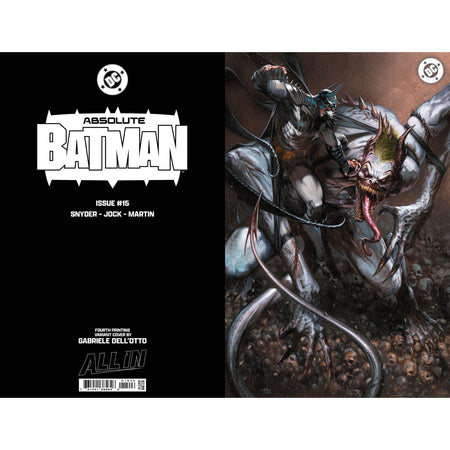 Absolute Batman: #15 [Gabriele Dell'Otto 4th Printing Foil CVR P] 2024 Comics DC Comics