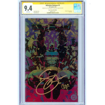 Absolute Batman: #5 [Mann & Snyder CGC 9.4 Sig Series Virgin Foil] 2025 Comics DC Comics