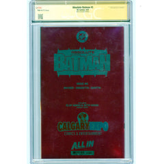 Absolute Batman: #5 [Mann & Snyder CGC 9.6 Sig Series Virgin Foil] 2025 Comics DC Comics