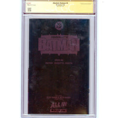 Absolute Batman: #6 [Mann & Snyder CGC 9.6 Sig Series Foil] 2025 Comics DC Comics