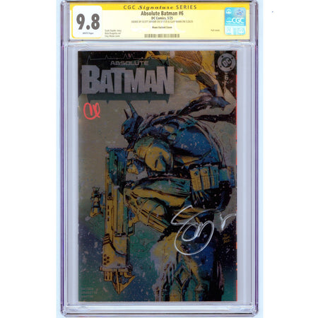 Absolute Batman: #6 [Mann & Snyder CGC 9.8 Sig Series Foil] 2025 Comics DC Comics