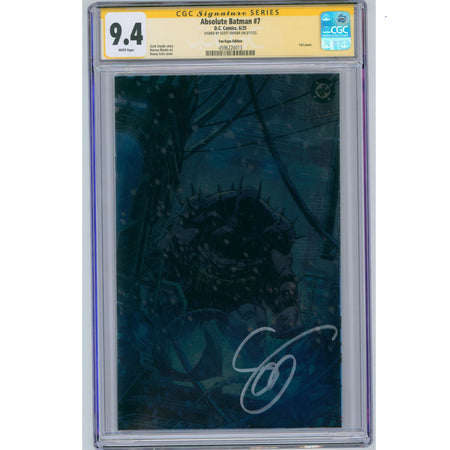 Absolute Batman: #7 [Scott Snyder CGC 9.4 Signature Series Earls Fan Expo] 2025 Comics DC Comics
