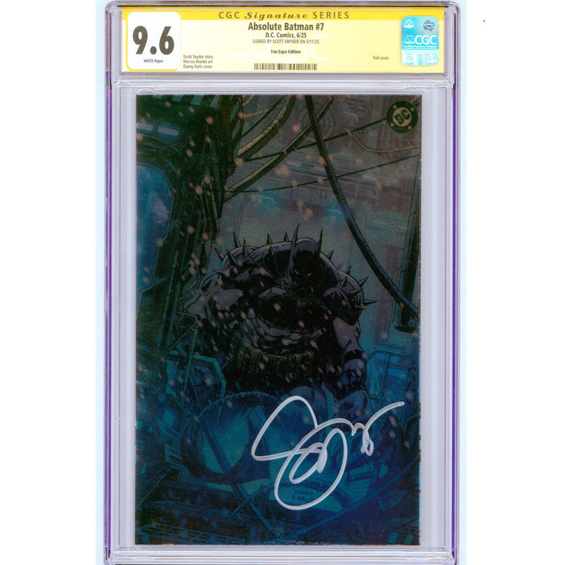 Absolute Batman: #7 [Scott Snyder CGC 9.6 Signature Series Earls Fan Expo] 2025 Comics DC Comics