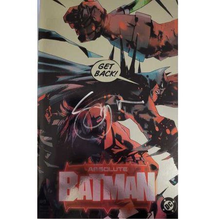 Absolute Batman: #9 [Jock SDCC Foil Snyder WHITE Signature] 2025 comics DC Comics