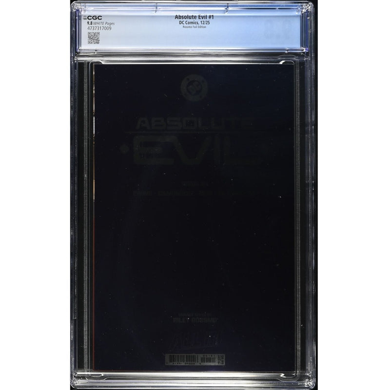 Absolute Evil: #1 [Riley Rossmo CGC 9.8 Foil] 2025