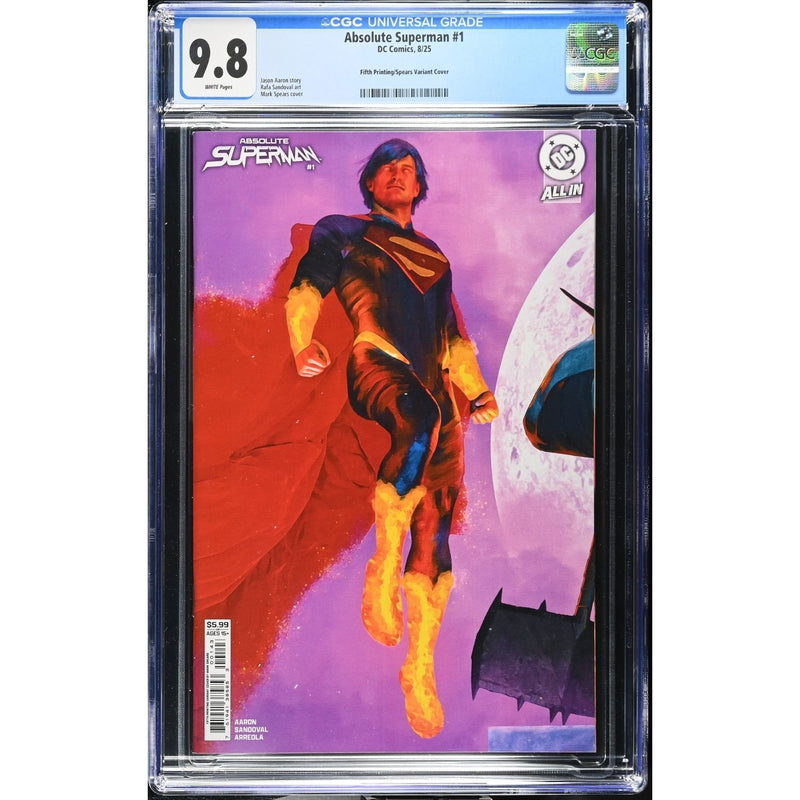 Absolute Batman/Wonder Woman/Superman [Mark Spears CGC 9.8 Connecting Cover Set] 2025 Comics DC Comics