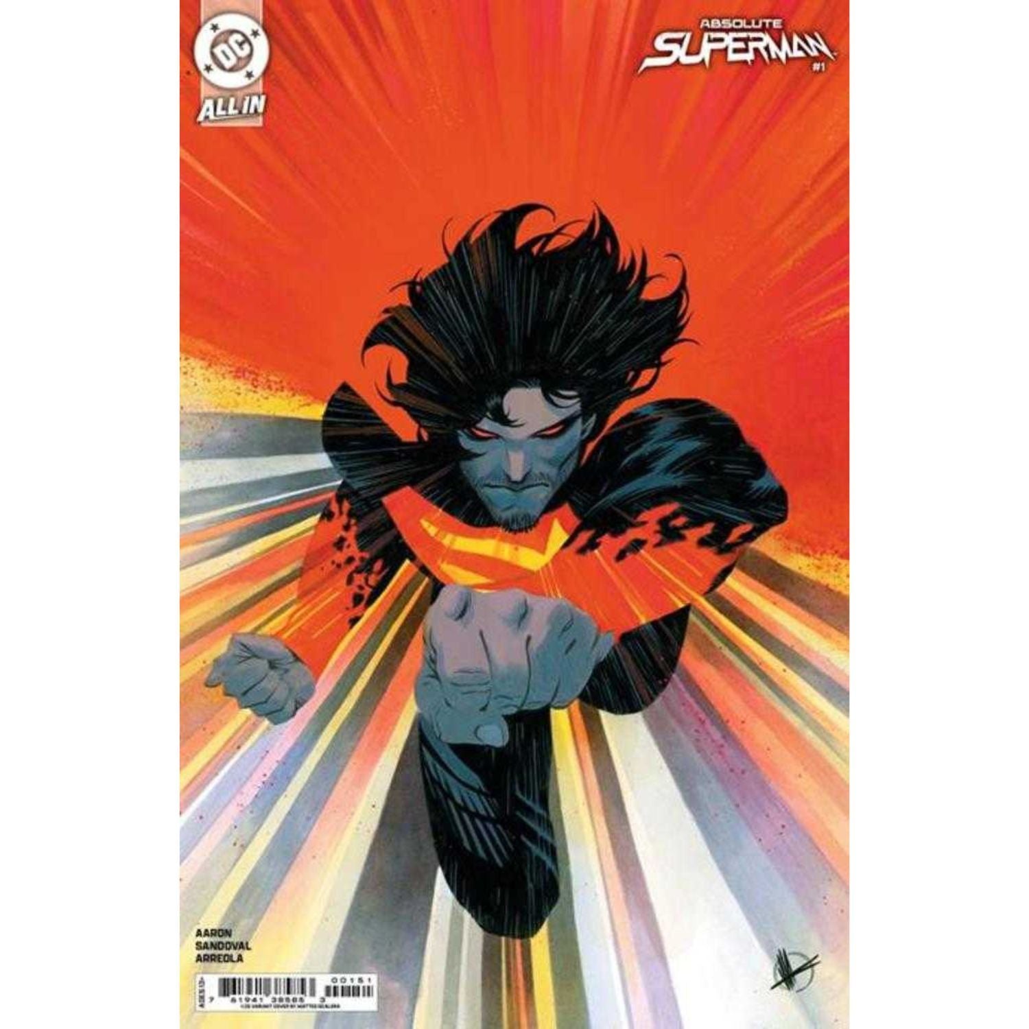 Absolute Superman: #1 [Matteo Scalera Cover F Card Stock Variant - 1:25] 2024 Comics DC Comics