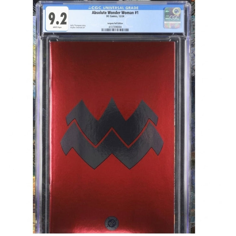 Absolute Wonder Woman: #1 [CGC 9.2 Foil Logo CVR E] 2024