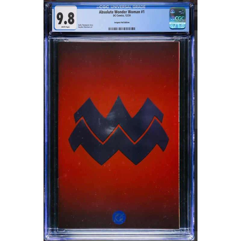 Absolute Wonder Woman: #1 [CGC 9.8 Foil Logo CVR E] 2024