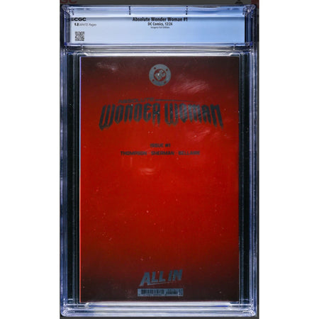 Absolute Wonder Woman: #1 [CGC 9.8 Foil Logo CVR E] 2024