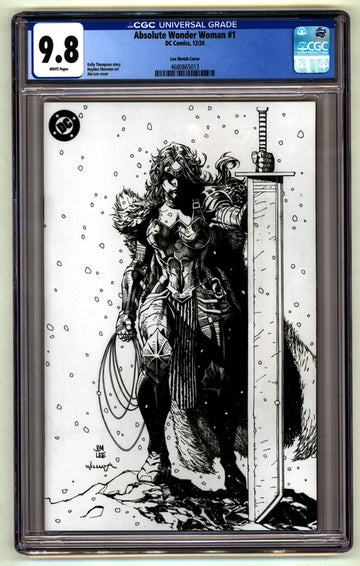 Absolute Wonder Woman: #1 [Jim Lee CGC 9.8 - 1:100] 2024 Comics DC Comics