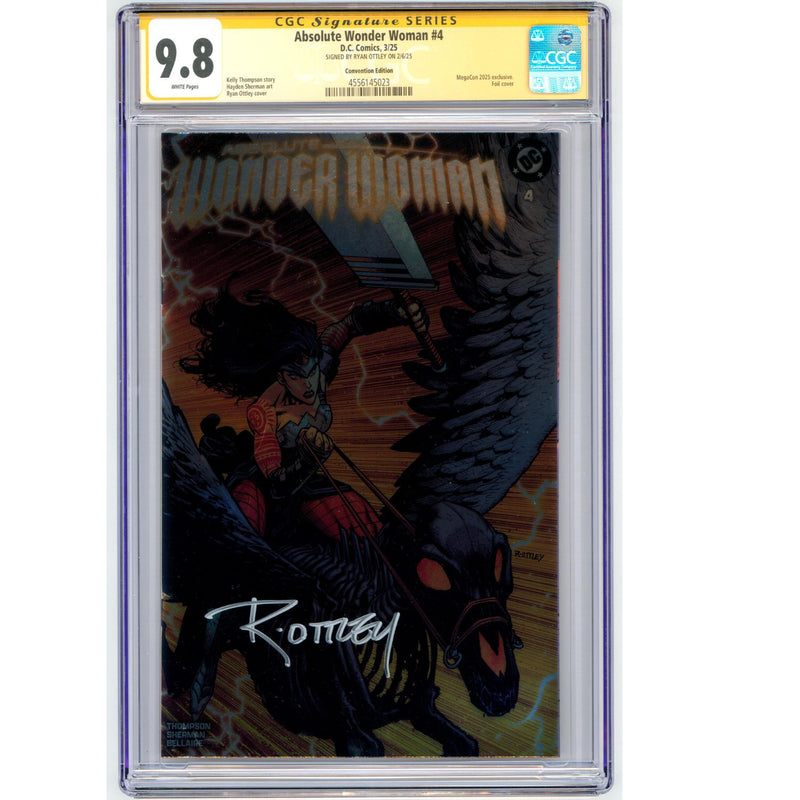 Absolute Wonder Woman #4 [CGC 9.8 Signed Ottley Megacon Foil] 2025 Comics DC Comics