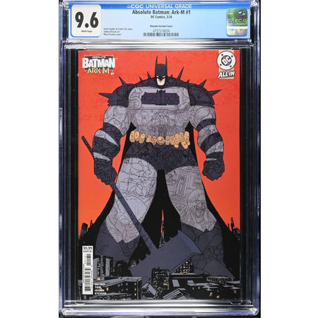 Absolute Batman Ark-M: #1 [Riley Rossmo CGC 9.6 CVR C] 2026 Comics DC Comics