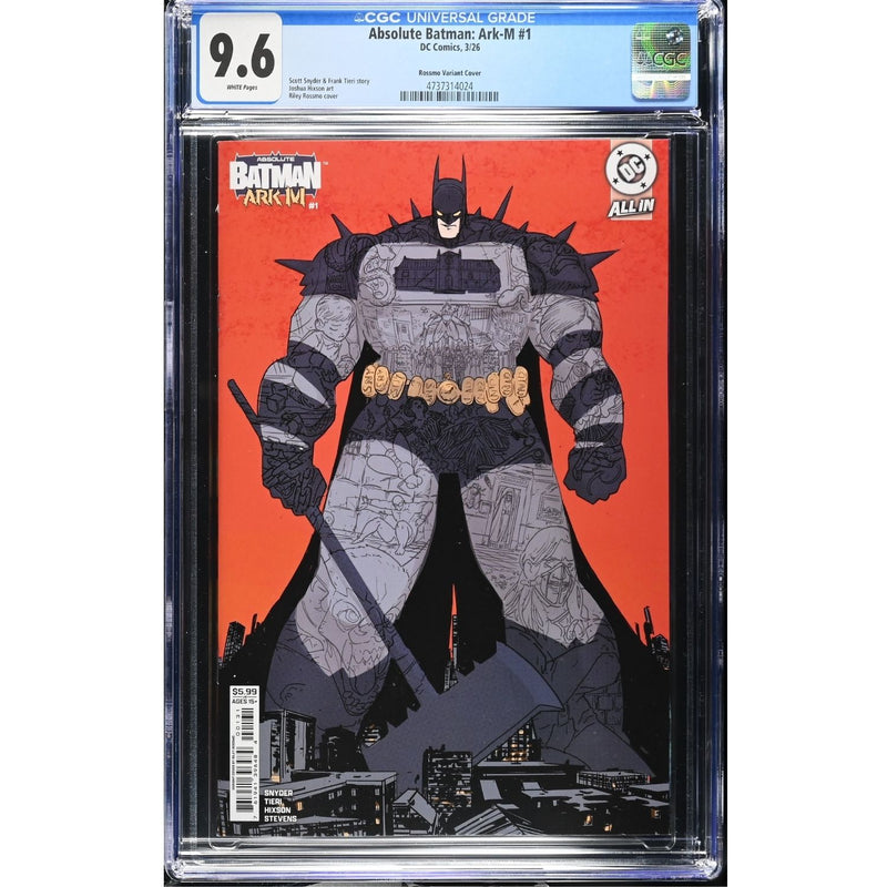Absolute Batman Ark-M: #1 [Riley Rossmo CGC 9.6 CVR C] 2026