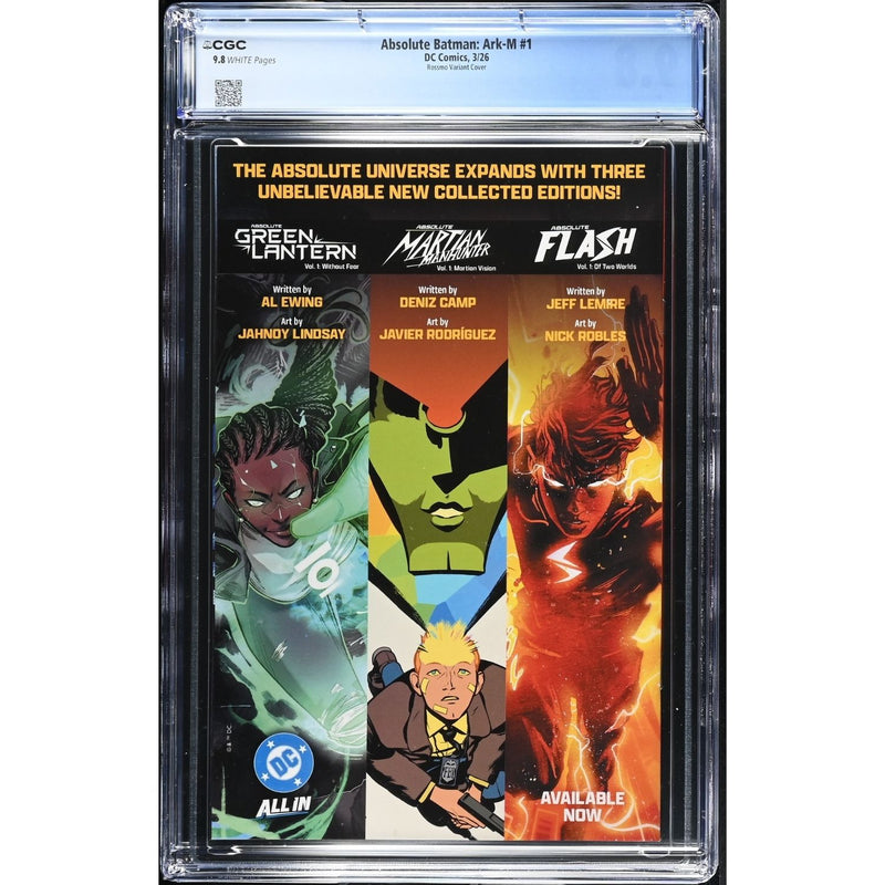 Absolute Batman Ark-M: #1 [Riley Rossmo CGC 9.8 CVR C] 2026