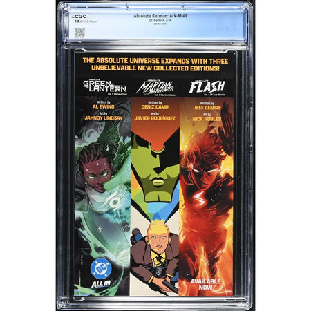 Absolute Batman Ark-M: #1 [Javier Rodriguez CGC 9.8 CVR B] 2026 Comics DC Comics