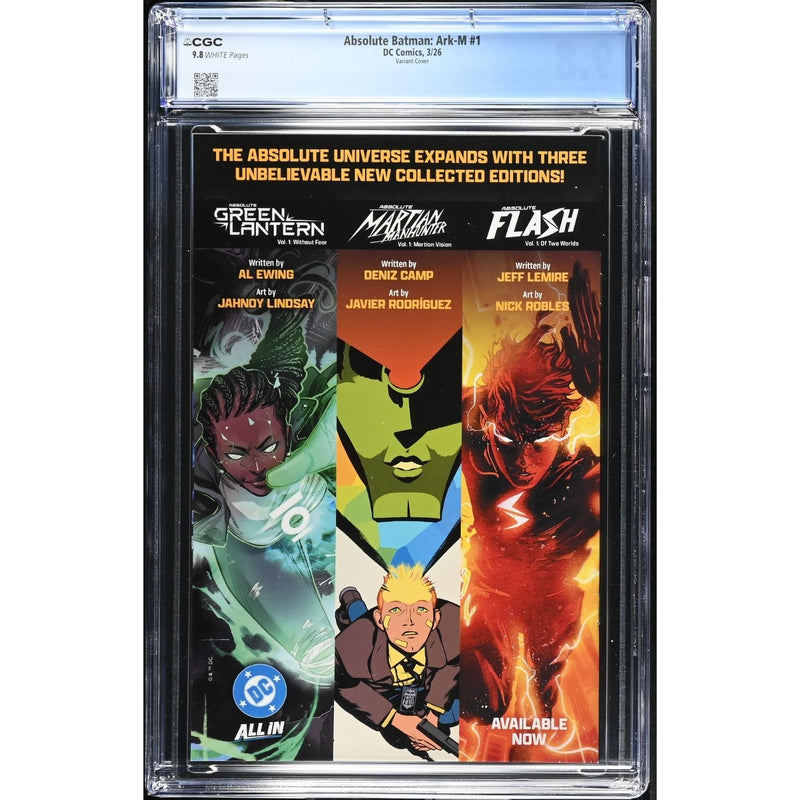 Absolute Batman Ark-M: #1 [Javier Rodriguez CGC 9.8 CVR B] 2026
