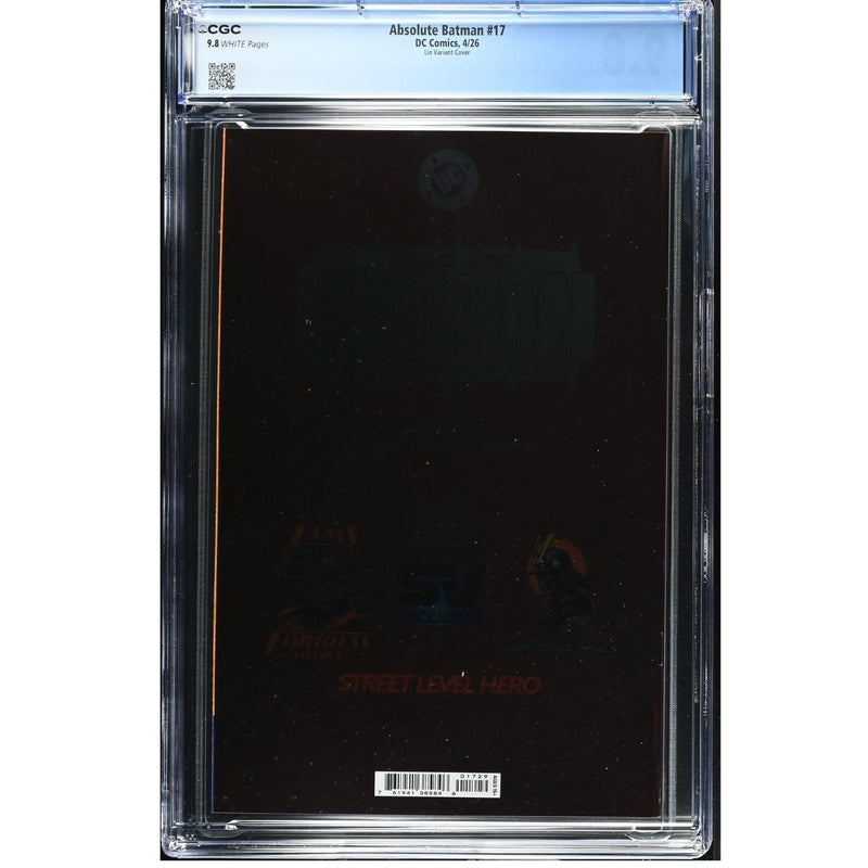 Absolute Batman: #17 [Rachta Lin CGC 9.8 Spot Foil Shopville Exclusive Megacon] 2024