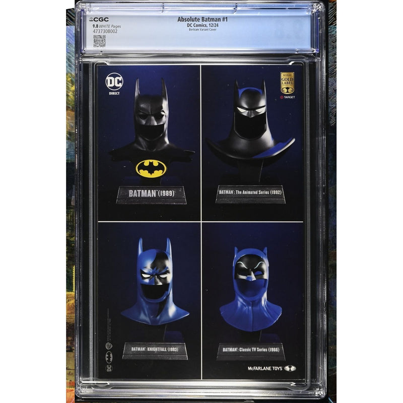 Absolute Batman: #1 [Ian Bertram CGC 9.8 CVR F - 1:25] 2024