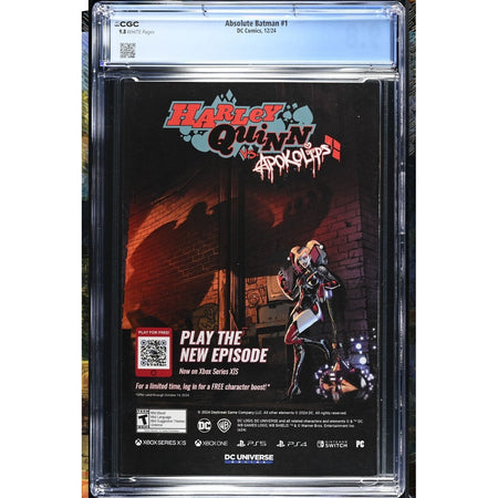 Absolute Batman: #1 [Nick Dragotta CGC 9.8 CVR A] 2024 Comics DC Comics