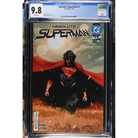 Absolute Superman: #1 [Rafa Sandoval CGCC 9.8 CVR A] 2025 Comics DC Comics