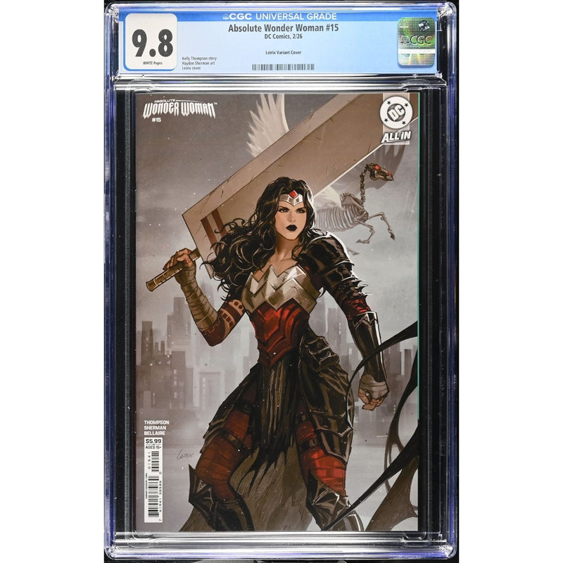 Absolute Wonder Woman: #15 [Leslie Leirix CGC 9.8 CVR C] 2025