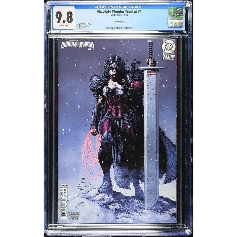 Absolute Wonder Woman: #1 [Jim Lee CGC 9.8 CVR C] 2024