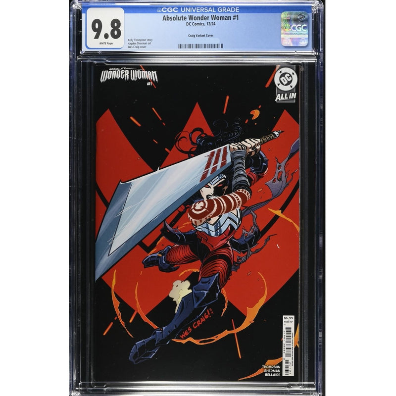 Absolute Wonder Woman: #1 [Wes Craig CGC 9.8 CVR B] 2024