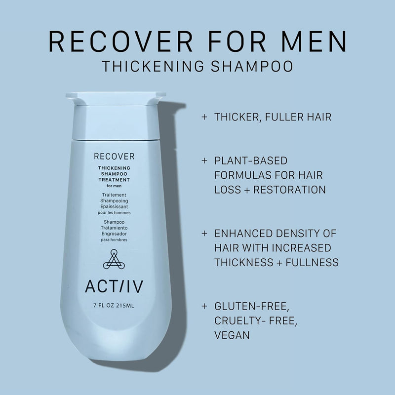 Actiiv - Recover Thickening Shampoo Treatment for Men - 16oz / 473ml [Beauty] Beauty Actiiv