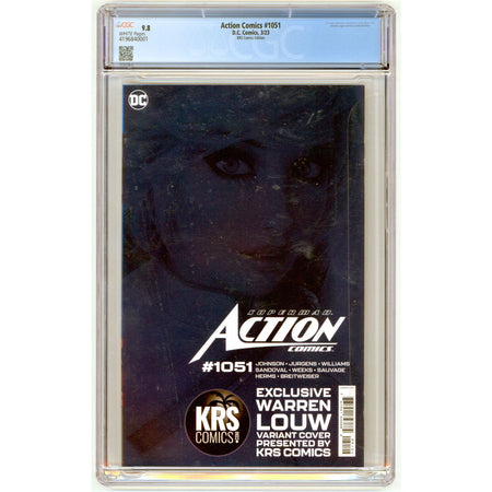 Action Comics: #1051 [Warren Louw CGC 9.8 KRS] 2023 Comics DC Comics