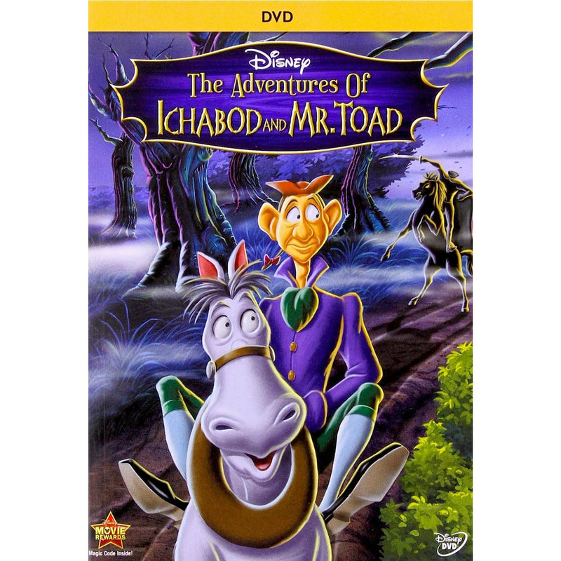 Adventures of Ichabod and Mr. Toad [DVD] DVD Movie Disney   