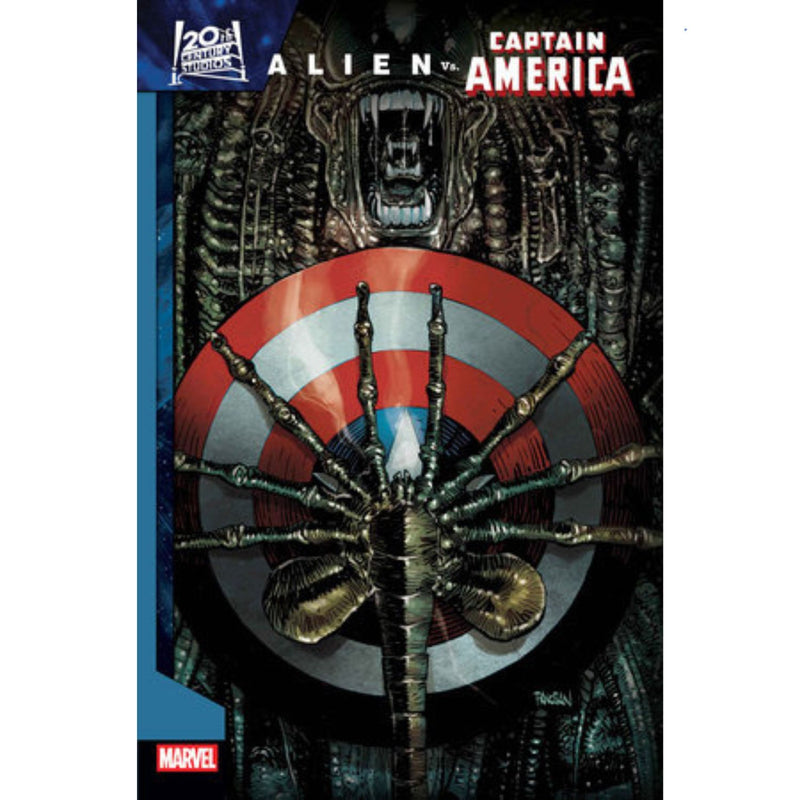 Alien VS Captain America: #1 [Dan Panoisan Foil CVR B] 2025 Comics Marvel Comics
