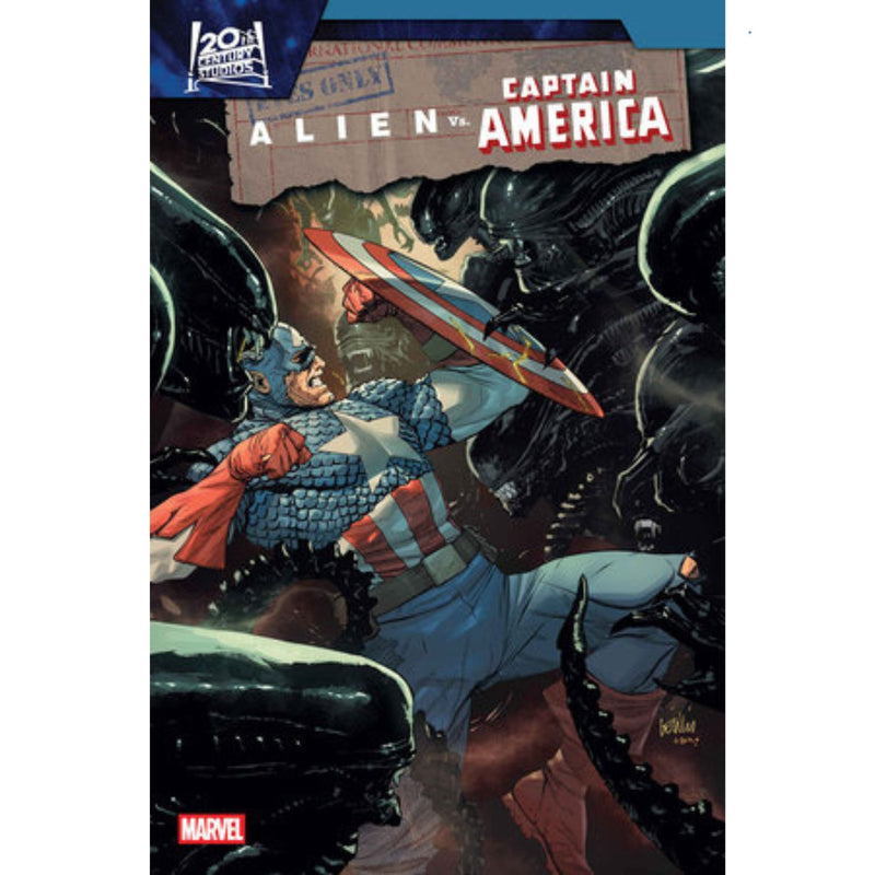 Alien VS Captain America: #1 [Leinil Yu CVR A] 2025 Comics Marvel Comics