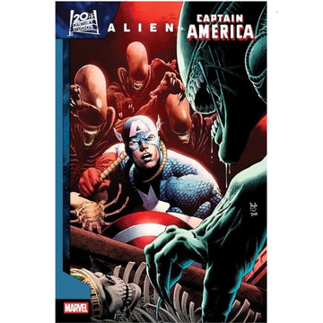 Alien VS Captain America: #1 [Paulo Siqueira - 1:25] 2025 Comics Marvel Comics