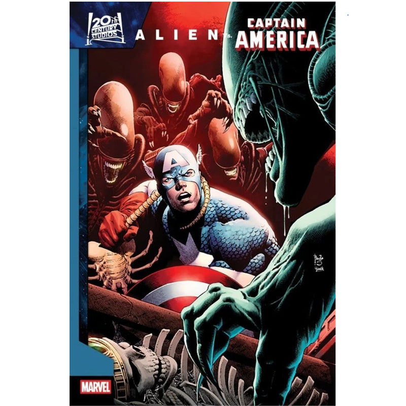 Alien VS Captain America: #1 [Paulo Siqueira - 1:25] 2025 Comics Marvel Comics